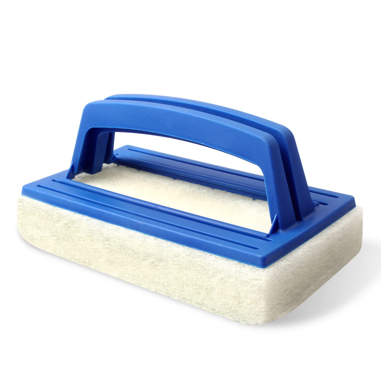 TERRIFI Sponge Swimming Pool Brush,Heavy Duty Hand-Held Bath Scrub Sponges, Square Sponge Brushes for Cleaning Pool Wall, Tile, Step, Corner, Floor, Hot Tub, Kitchen, Shower Scrubber