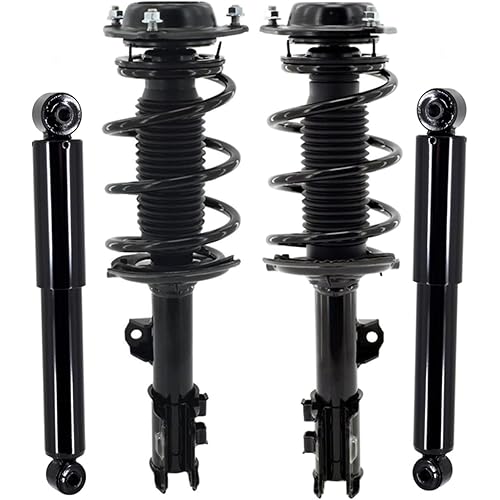 PM Auto Front-Rear Set 4 Quick Complete Strut-Shock Replacement For 2011-2016 Hyundai Elantra Sedan