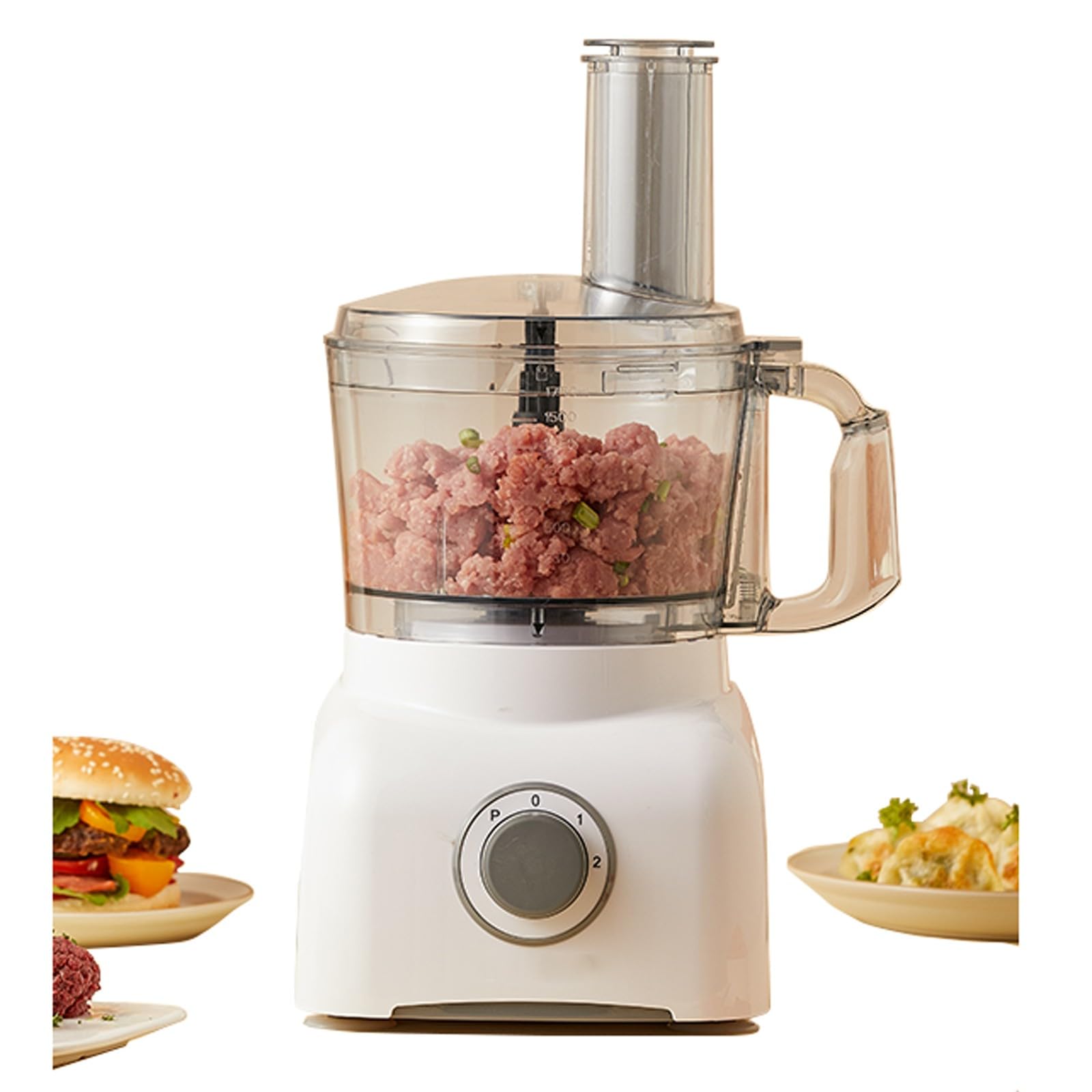 robot cocina procesador de alimentosProcesador de alimentos, batidora de carne multifuncional doméstica, rodajas ralladas, 110 V (incluido) ~ 240 V (incluido)