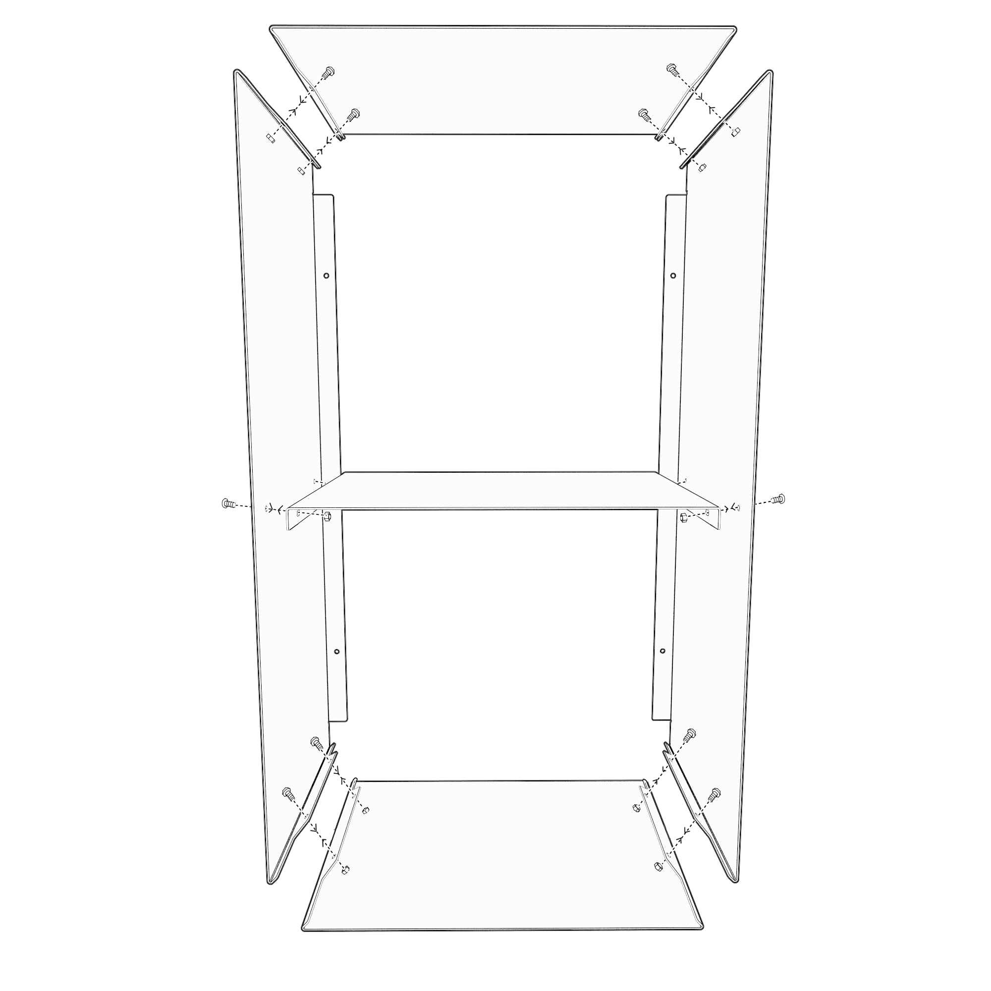 teileplus24 BHS7 Kaminholzregal Innen Außen | Brennholzregal Metall | Kaminholzkorb | Industrial Look | Wandmontage | Freistehend, Modell:Schwarz