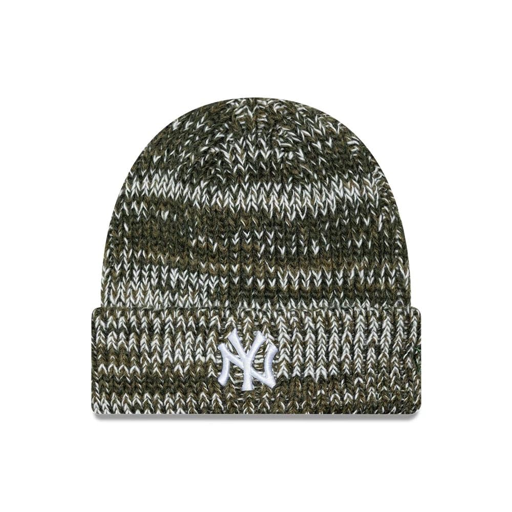 New Era New York Yankees Chunky Knit Beanie Dark Green