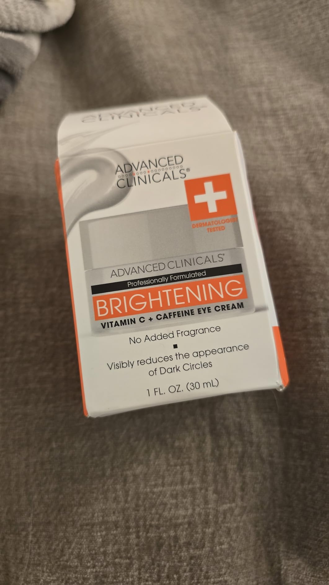 Advanced Clinicals Vitamin C + Caffeine Eye Balm Face Moisturizer | Under Eye Cream For Improving Appearance Of Dark Circles, Puffiness, Bags Under Eyes, & Look Of Dark Spots, 1 Fl Oz