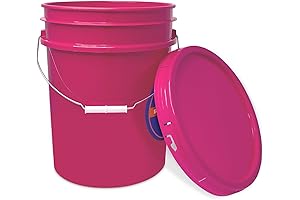 ePackageSupply Pink Plastic Bucket: Reusable Storage Solution