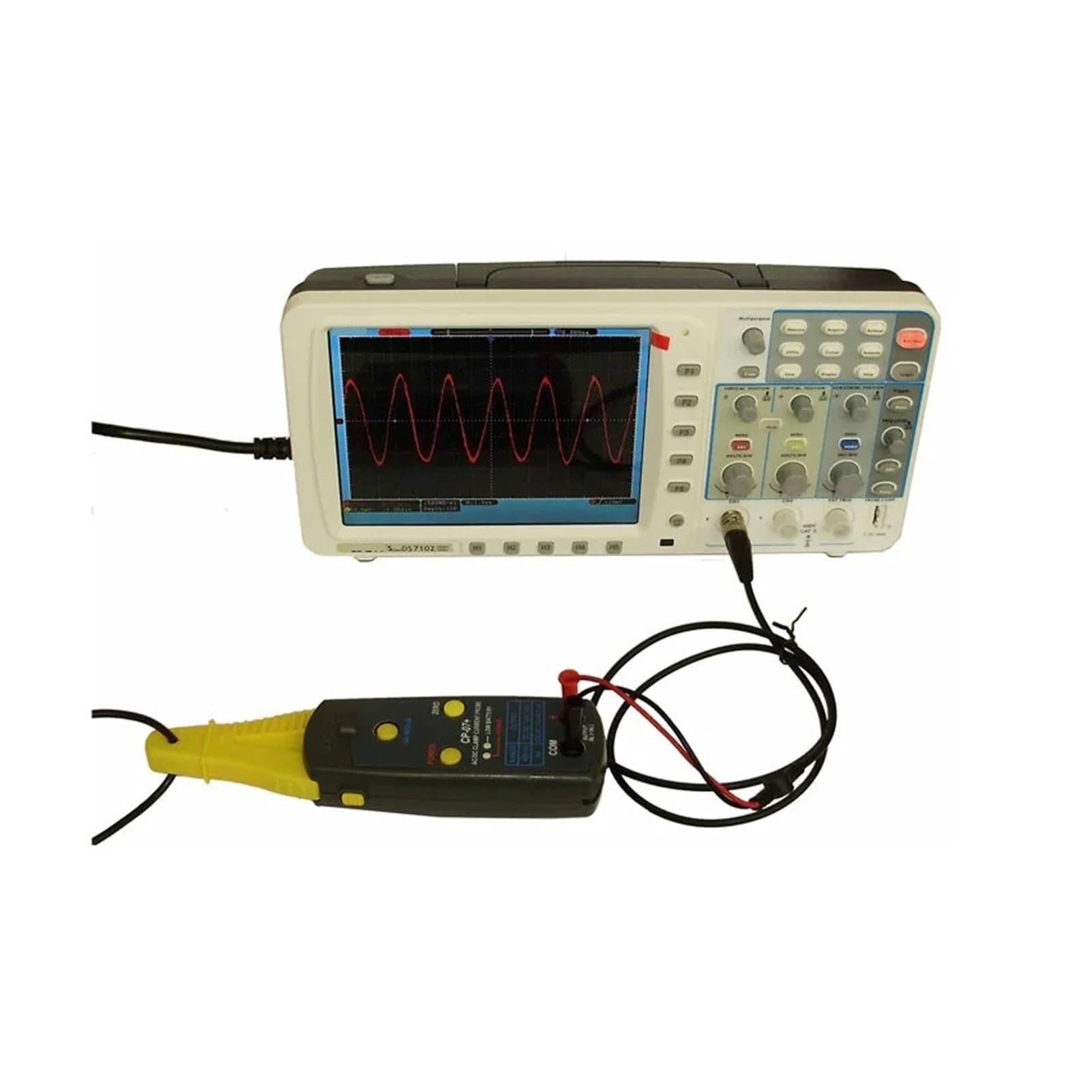 Alicates de Corriente osciloscopio Sonda de Pinza amperimétrica CA/CC CP-07+, 4 A, 1 MHz, osciloscópica
