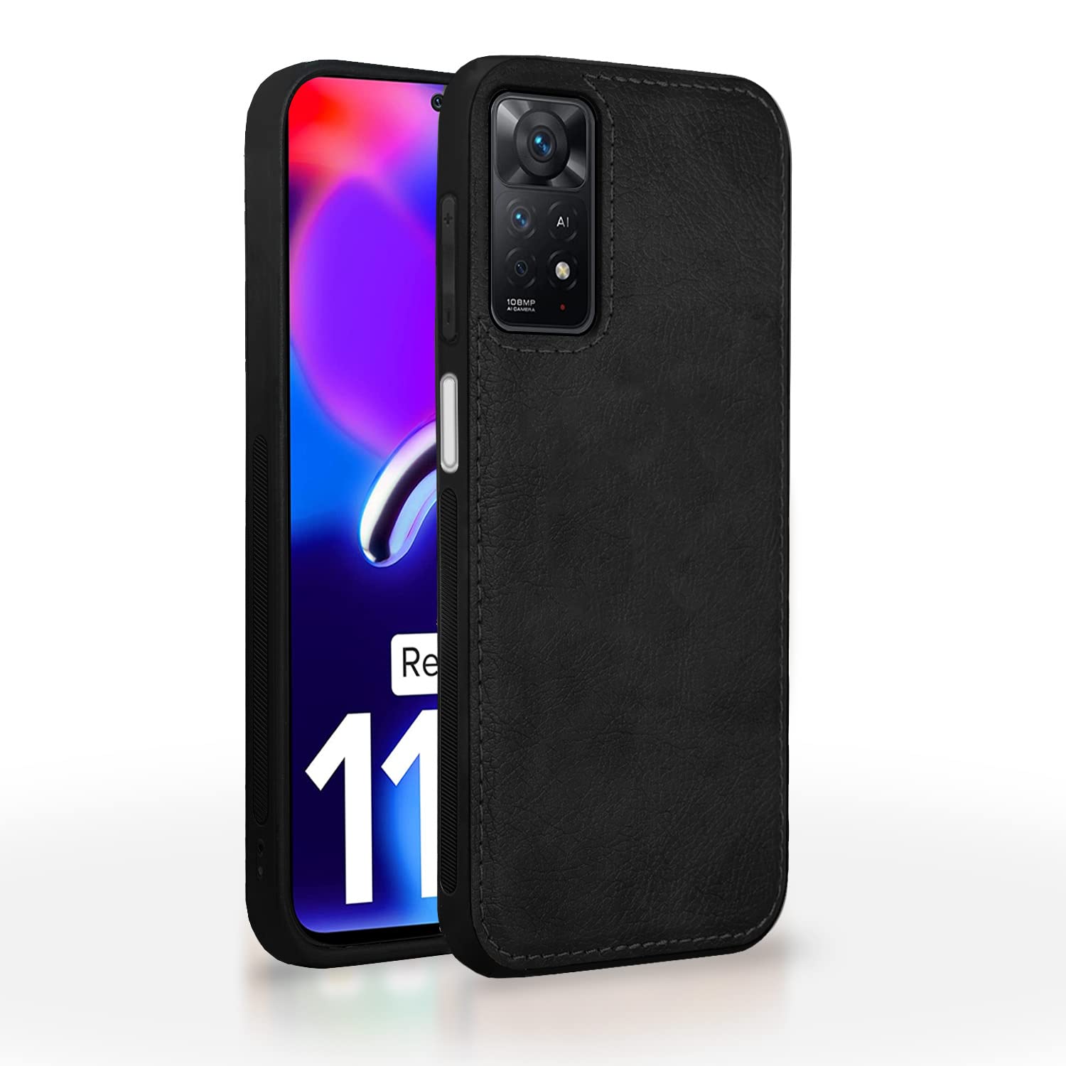 Pikkme Redmi Note 11 Pro/Note 11 Pro Plus 5G Back Cover | Flexible Pu Leather | Full Camera Protection | Raised Edges | Super Soft-Touch | Bumper Case (Black) (B0BR5WNF7X) Amazon Price History, Amazon Price Tracker