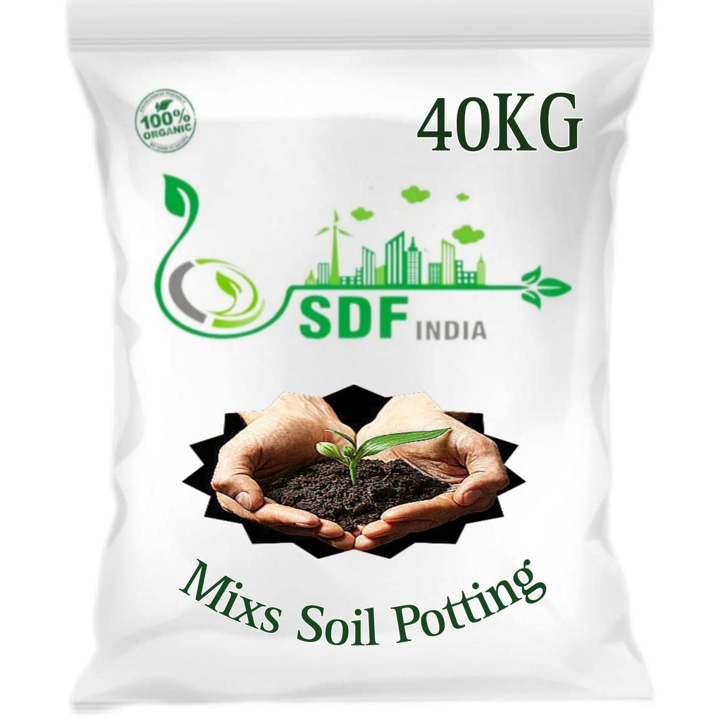 SDF INDIA Potting Mix Potting Mix Soil for Plants- (40kg) Soil Less All Purpose Ready to use Potting Mix Made with vermicompost/Neem Cake/Potash/River Sand/Bone Meal (B0BM4RCY3R) Amazon Price History, Amazon Price Tracker