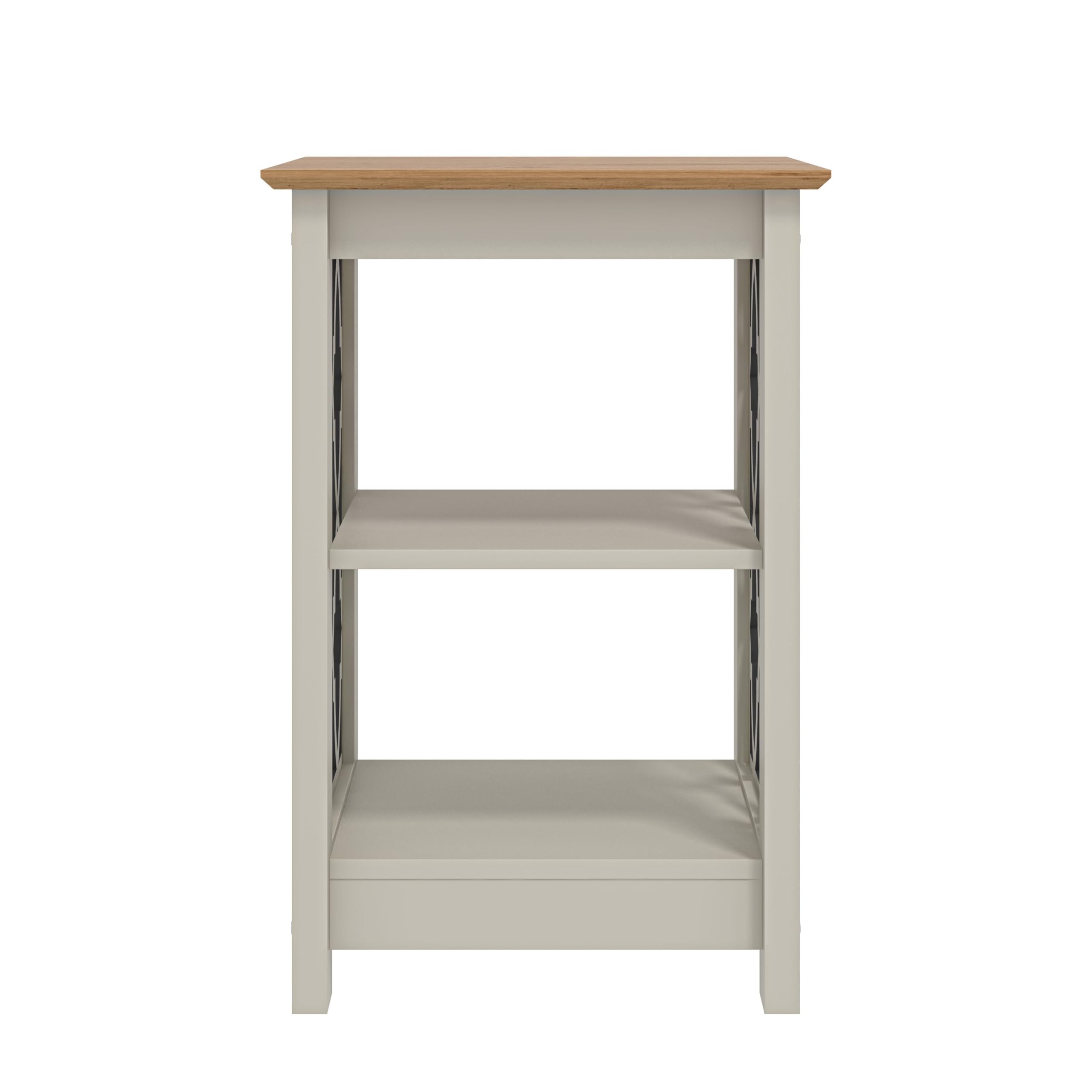 Galano Nova Tavolino Salvaspazio Con Ripiano: Libreria Da Ingreso In Grigio E Rovere - 2