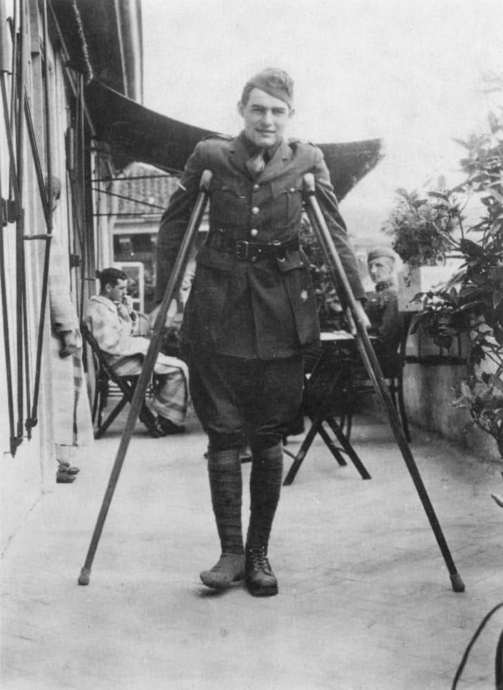 Ernest Hemingway N(1899-1961) American Writer Photographed At The American Red Cross Hospital Milan In 1918 Poster Print by (18 x 24)