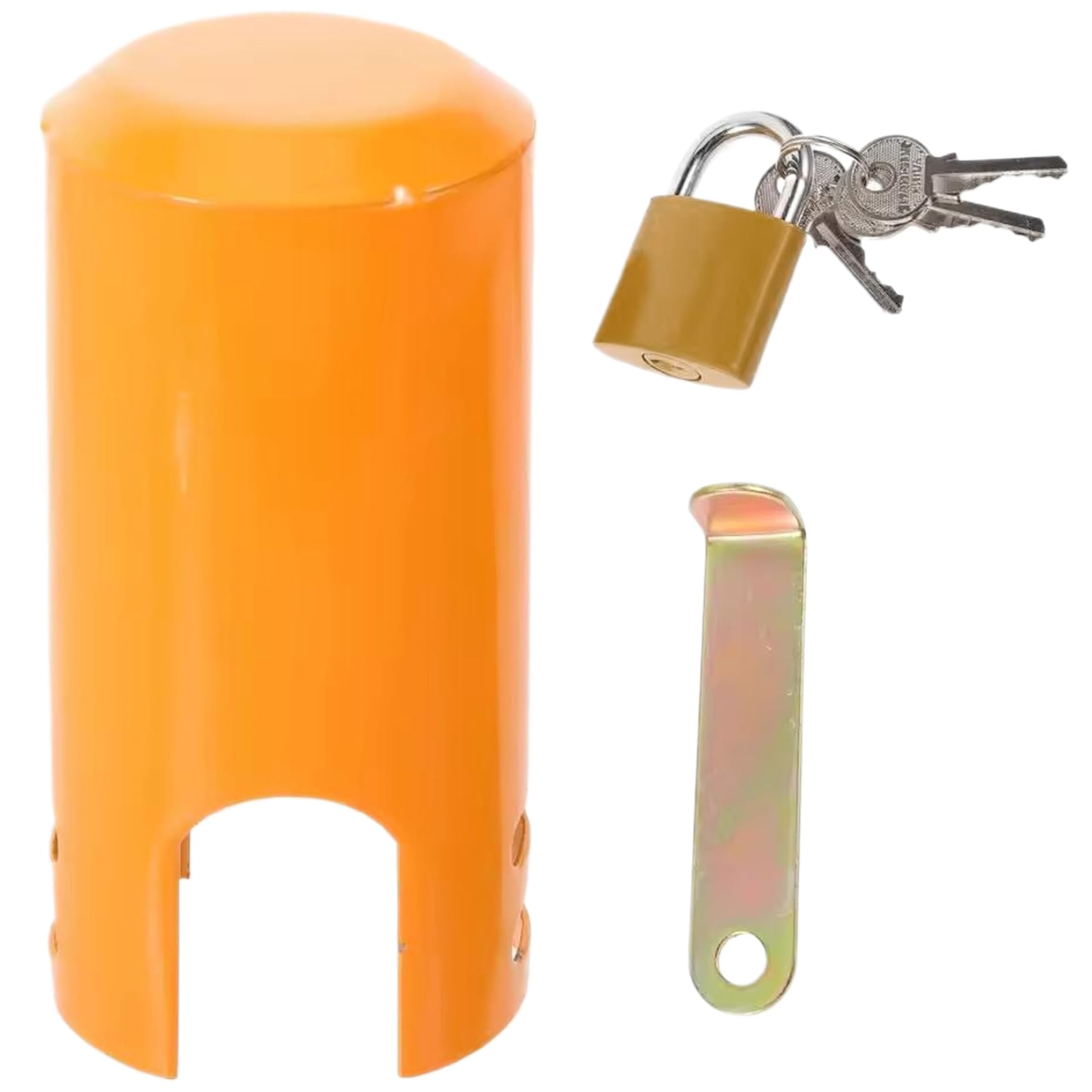 Abibiocy Outdoor Faucet Lock, Metal Water Spigot Lock With Keys, Anti-Theft Faucet Padlock For Garden Tap Hose Outside