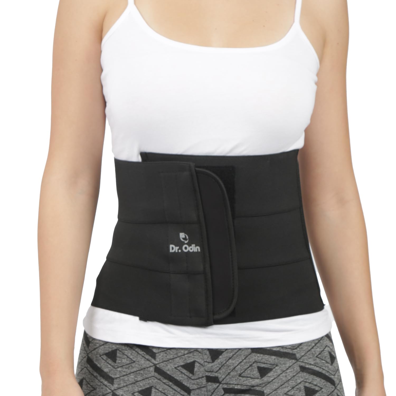 Dr. Odin AB-02 Abdominal Binder Sustainable Comfort with Breathable, Hypoallergenic Support (Black, M)-image-26