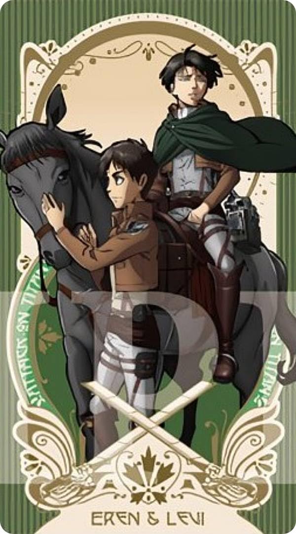 進撃の巨人　川崎競馬　リヴァイ　エレン　祈り札　絵馬 Amazon.co.jp: 【エレン＆リヴァイ(馬)】進撃の巨人 アルカナカード