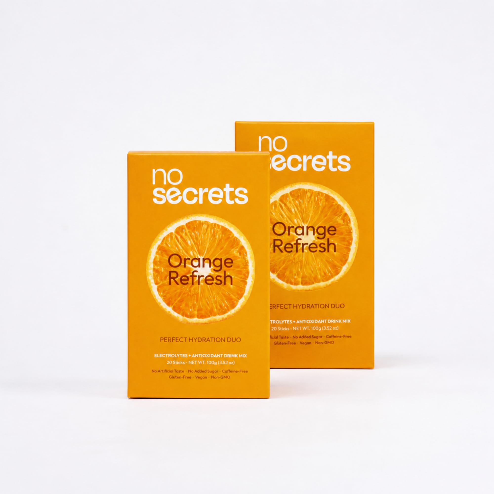 No SECRETS Perfect Hydration Duo – Orange - Pack Of 1 (20 Sticks) | Electrolytes & antioxidants | Instant Hydration & Energy | Fitness, Recovery | Low-calorie | Vegetarian — Amazon image 12
