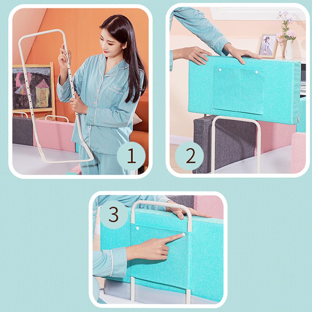 Barandilla De Cama Anticaída, Valla De Protección para Niños Ajustable De 5 Engranajes, Rieles De Parachoques De Seguridad Y Niños, Protector De Barandilla Lateral De Cama para Viajes Y Uso