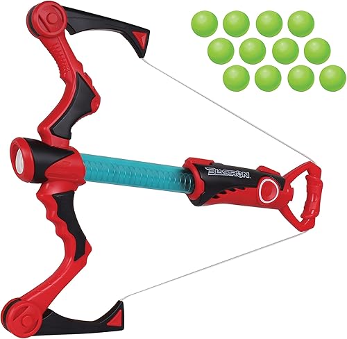 Miniatura 1 de NKOK Blastron Cannonball Blaster arco compuesto - 22 pulgadas de largo 3844, incluye 12 bolas de espuma ligeras, disparos de juguete de hasta 20