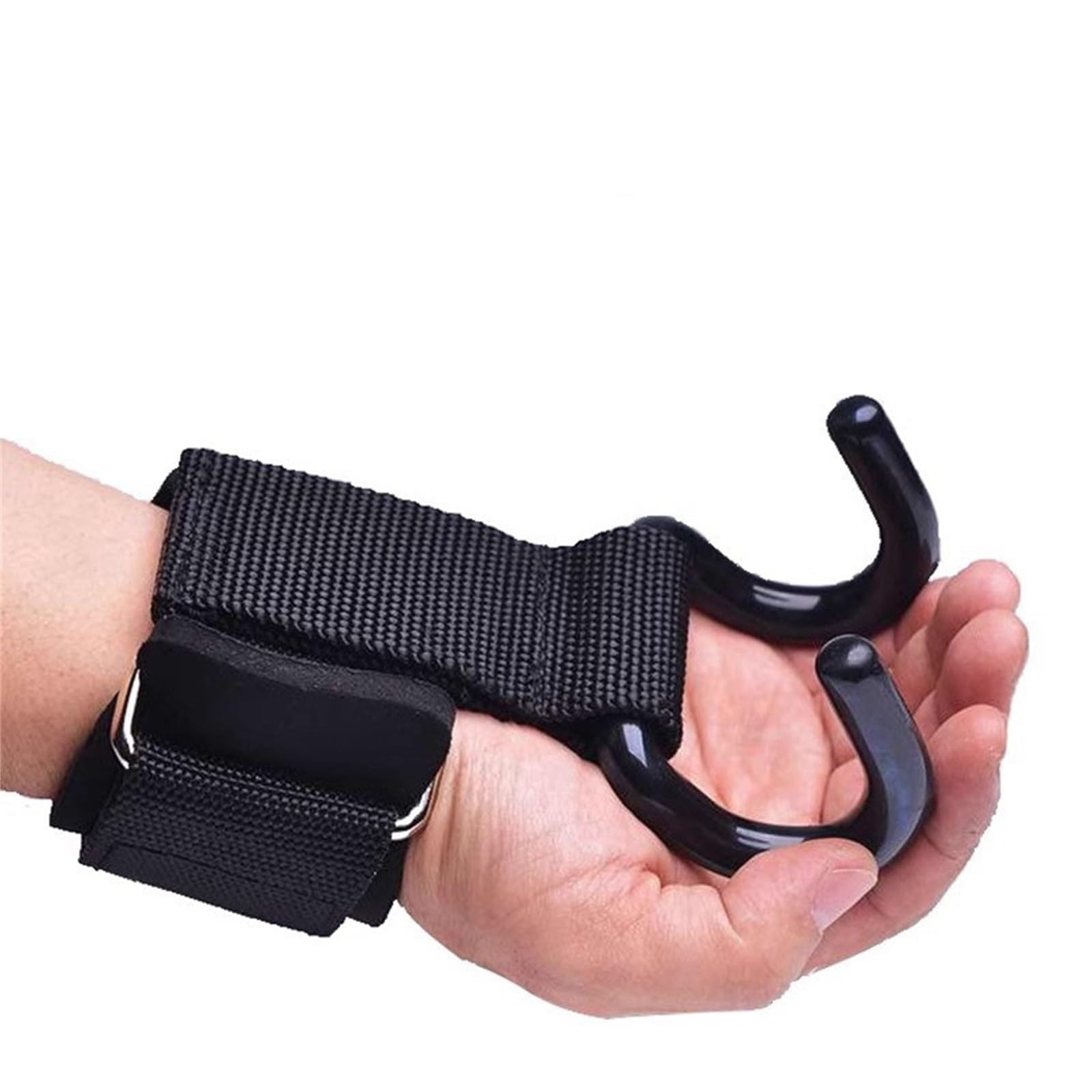 Weight Lifting Hooks Pull Up Assist Hook, Hard Pull Assist Strap Wrist Guard Assist Hook Hanging Horizontal Bar Assist Hook For Men and Women
