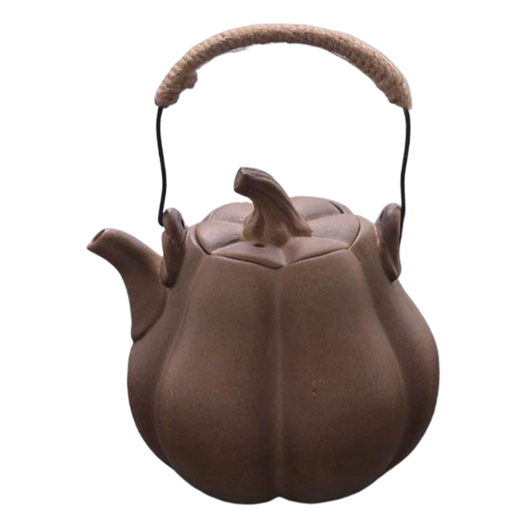 Théière en céramique citrouille 600 ml pour garder le thé chaud sans brûlure aux mains