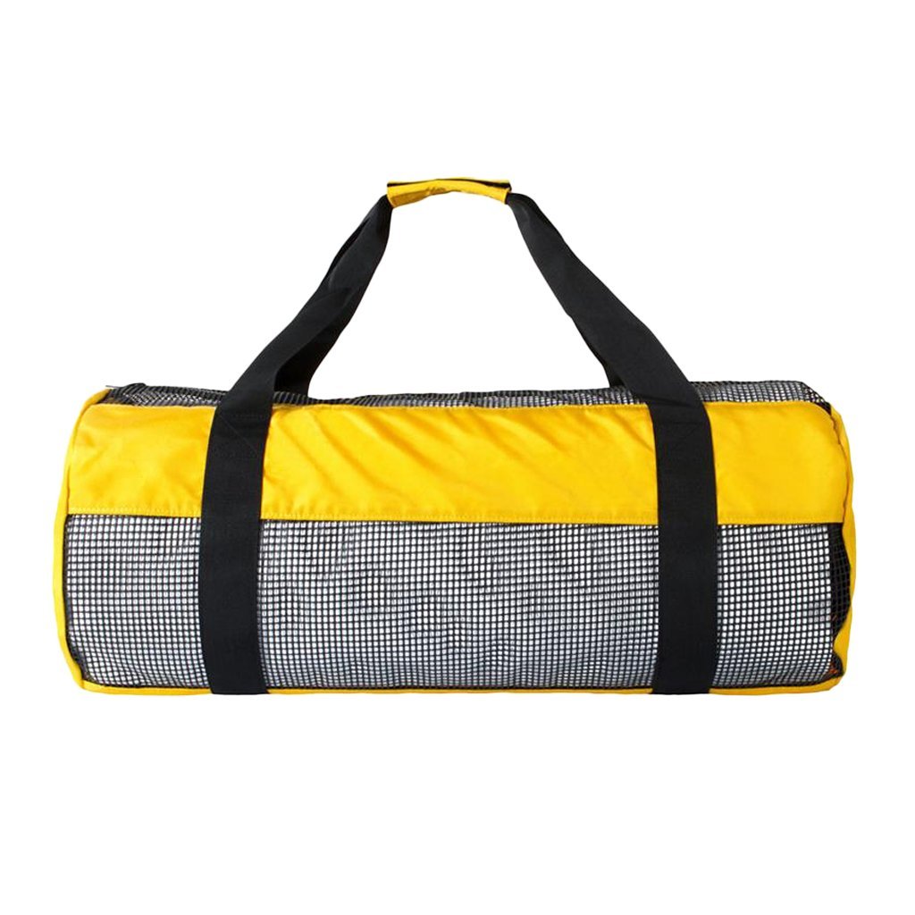 Sac de plongée grande capacité en maille filet Sac à main Sac à bandoulière pour entraînement de natation, plongée avec tuba