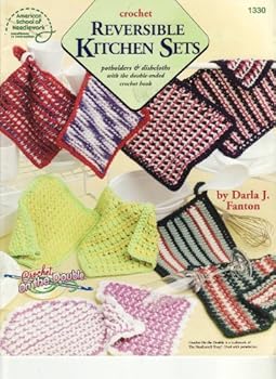 Paperback Crochet Reversible Kitchen Sets Book