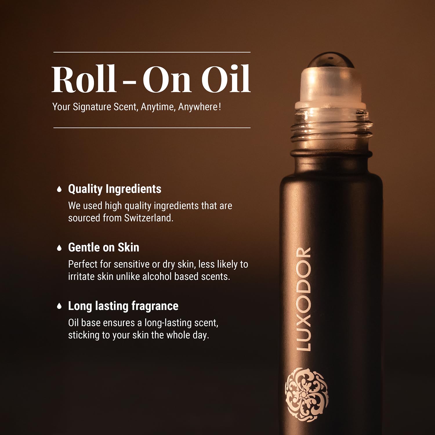 Impression Women Perfume Oil long lasting, Alcohol Free, Fragrance Oil for Body, 10ml Roll On - Image 2