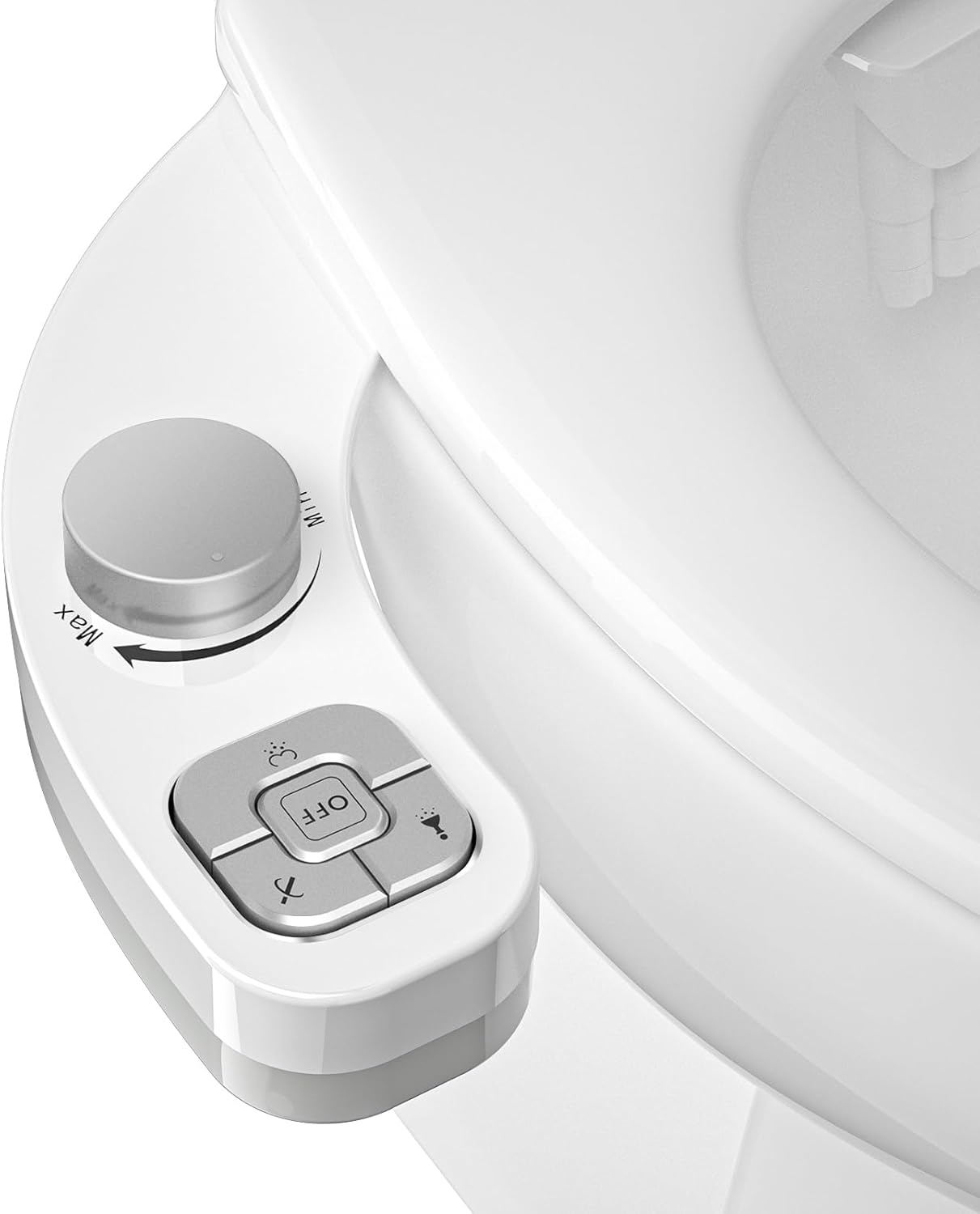 PIKETS Bidet Attachment for Toilet, Dual Nozzle (Frontal and Rear Wash