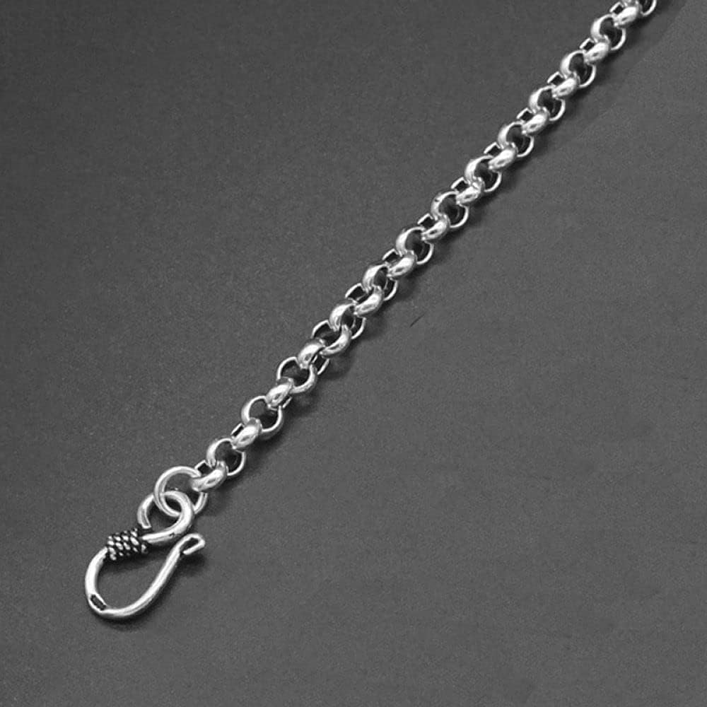 Bracciale regolabile,Bracciale in argento sterling,Bracciale in argento sterling 925 da donna Bracciale a cerchio in argento vintage Bracciale da donna squisito Gioielli in argento sterling Regali Mam