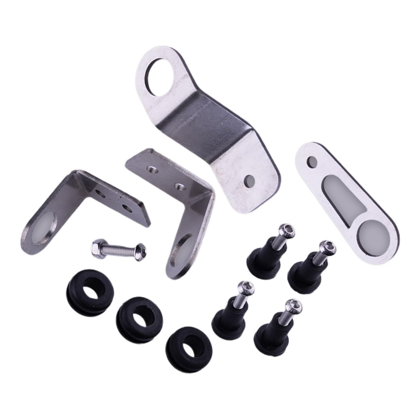 Turbocharged Intercoolers Fit for Civic EG EK DC2 1992-2000 K-Swap K20 K24 Engine Stainless Steel Radiator Bracket Kit