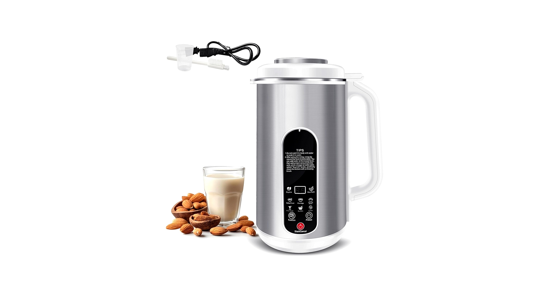Amazon.com: LUODIRGB 40oz Nut Milk Maker Machine Stainless