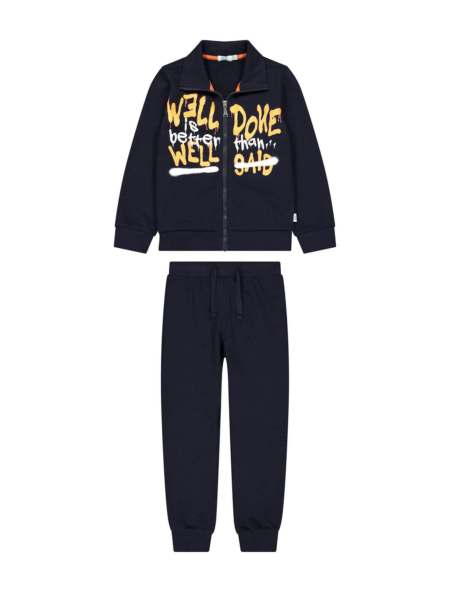 Combinaison sweat garçon 92M0514 vêtement chaud une pièce avec fermeture éclair - 3