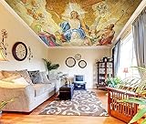 3D Nostalgic Jesus A664 Ceiling Wall Paper Wall Print Decal AJ WALLPAPER | Self-Adhesive Large Ceiling Wallpaper AJ US Panda 23 Sep (Wovenpaper Need Glue, 【82”x58”】 208x146cm(WxH))
