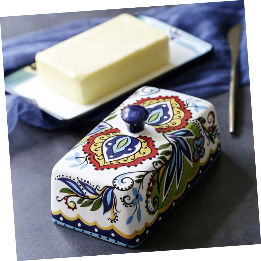 Beurrier Design en Céramique Couvercle Vintage, 250 G