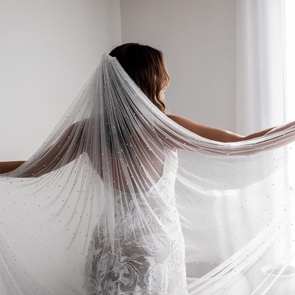Tela de tul blanco con perlas, por metros, tela de encaje, red de perlas, para coser, cinta de tul, hilo decorativo para manualidades, ropa, decoración de mesa, cumpleaños, fiestas, bodas,