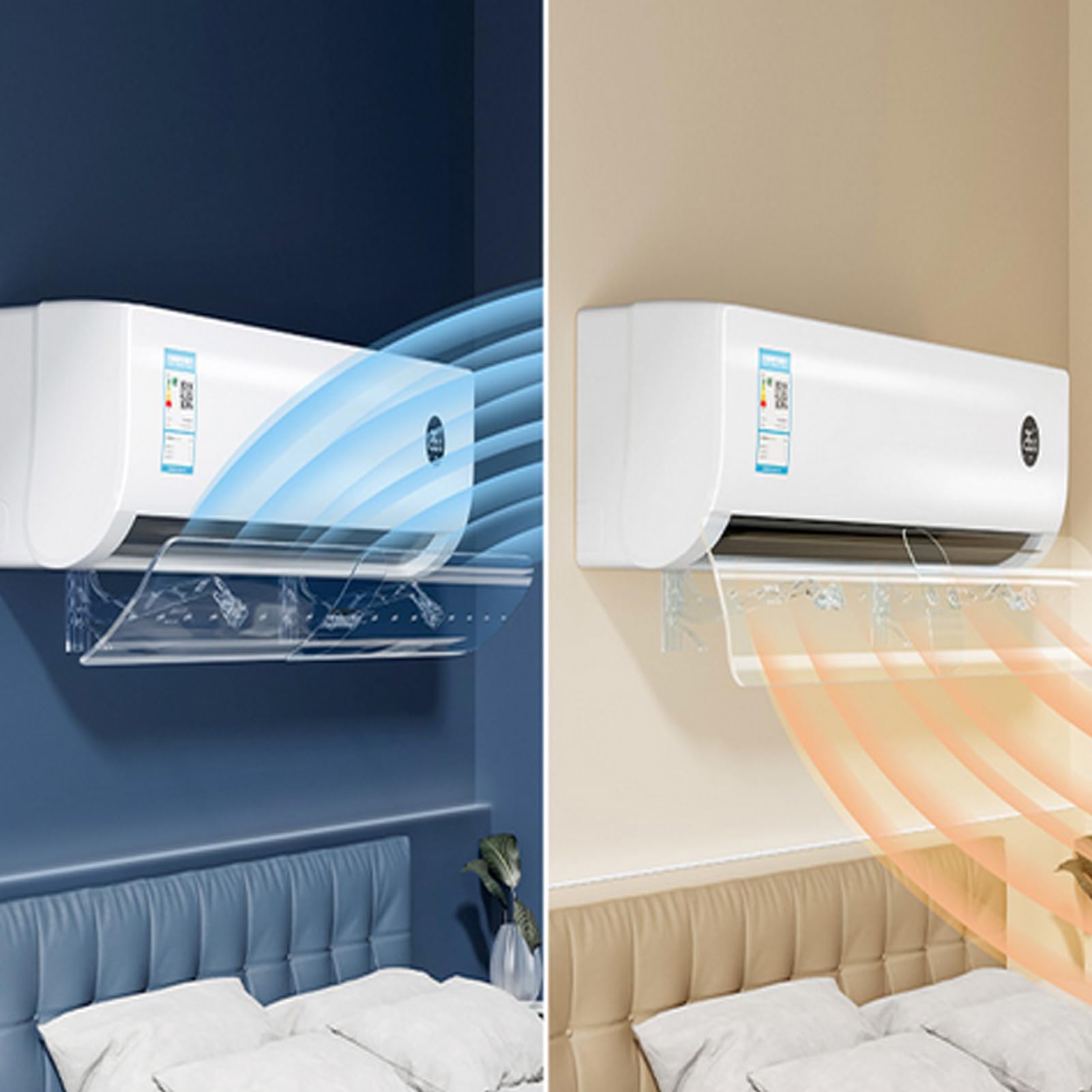 Deflettore Per Griglia Di Ventilazione Del Soffitto Paravento Universale | Deflettore Termico Antispiffero Per Casa Ufficio Hotel Interno Presa D'Aria Camera Per Bambini Adulti Anziani