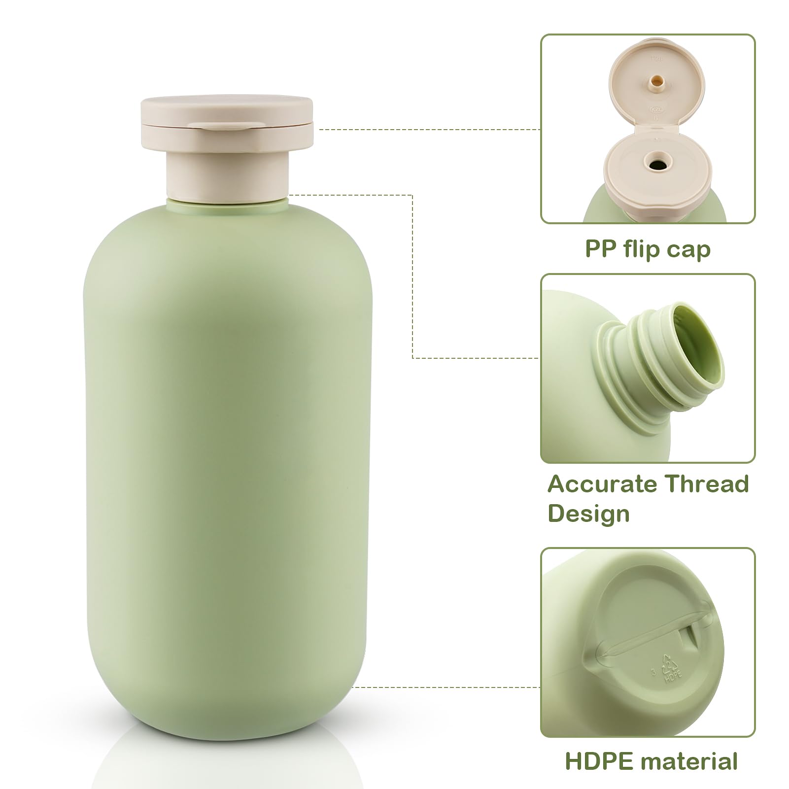 Amazon.com: Cosywell Squeeze Bottles with Flip Cap Plastic