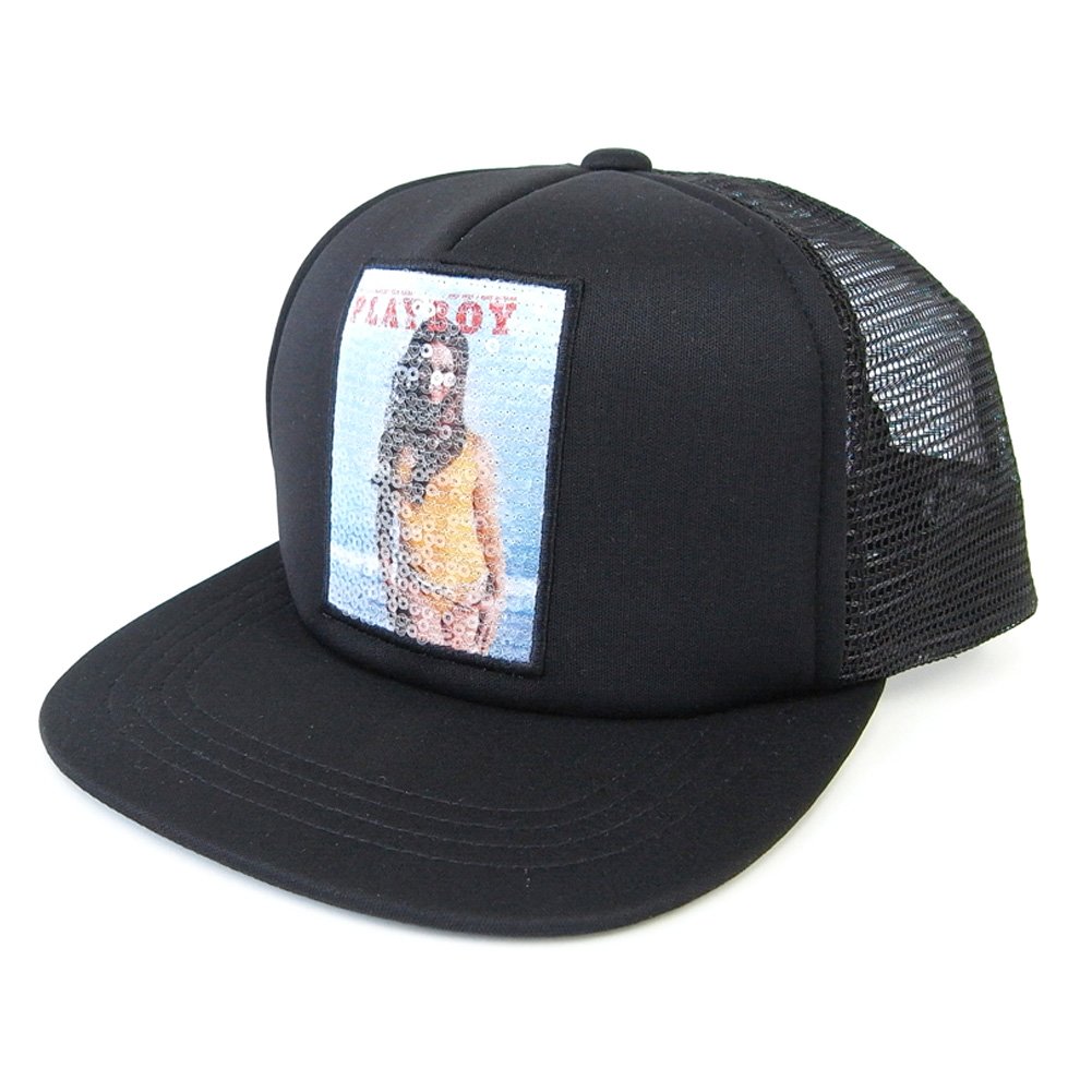 PLAYBOY メッシュキャップ　総柄 61jxIPPQweL.jpg
