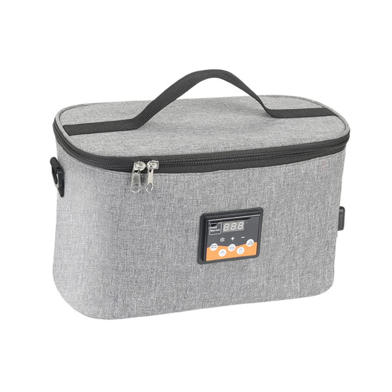 ULTECHNOVO Chauffe-biberon Portable 8l en Tissu Oxford, Affichage la Température Instantanée, Prise 12v et Sangle, pour Voiture et Extérieur