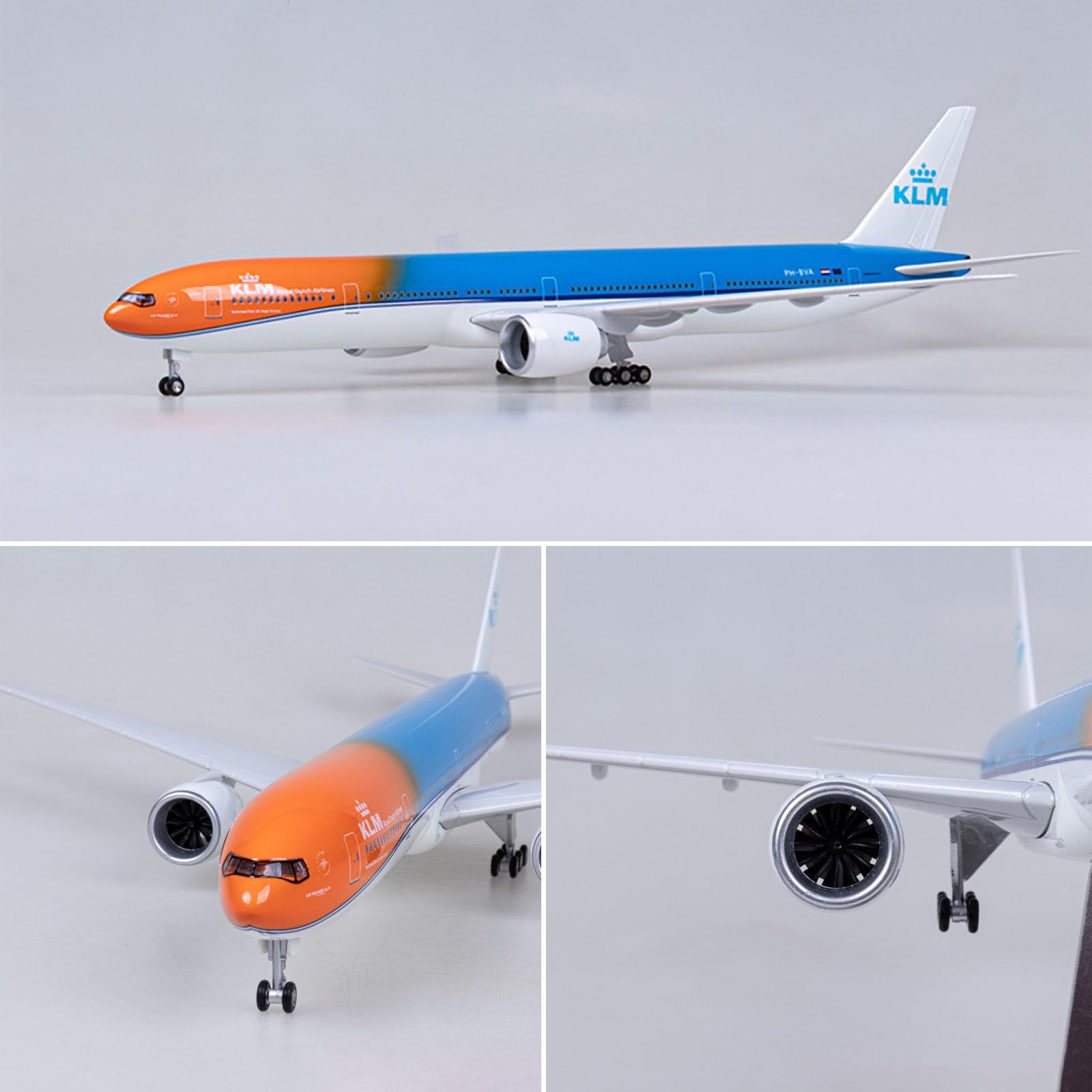 Amazon.co.jp: 18.5インチ 1:157 スケールモデル飛行機オランダ KLM