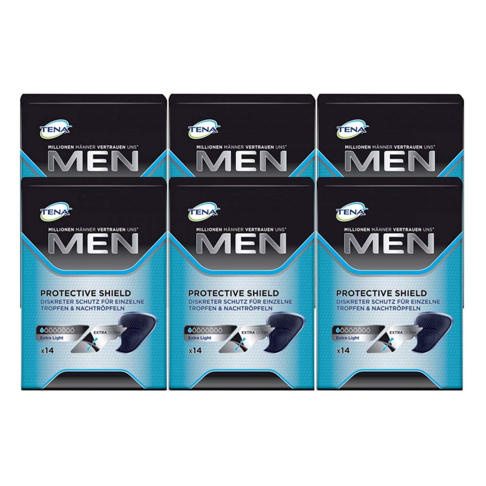 TENA Men Extra Light Protection urinaire homme - Pack de 8 sachets