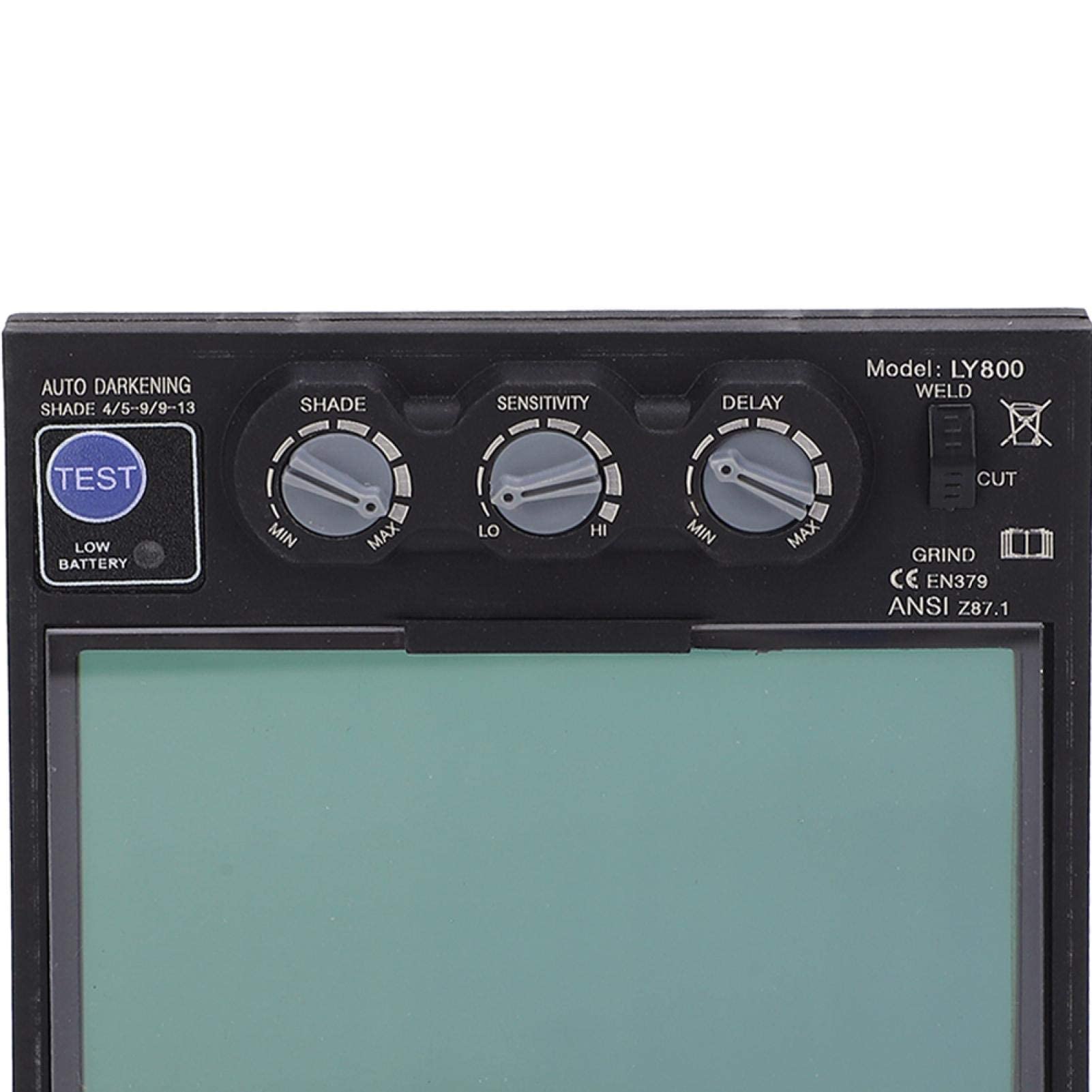 Lentille De Soudage Auto-obscurcissante, 10,9 X 8,9 X 1 Cm, Intensité Variable En Continu, Grand Filtre De Rechange Pour Casque De Soudage Sensible, Convient à La Plupart Des Hottes De Soudage