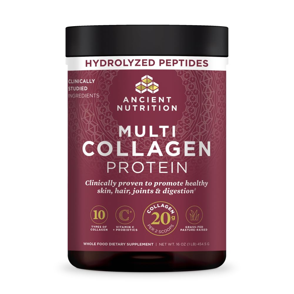Ancient Nutrition Collagen Powder Protein with Probiotics