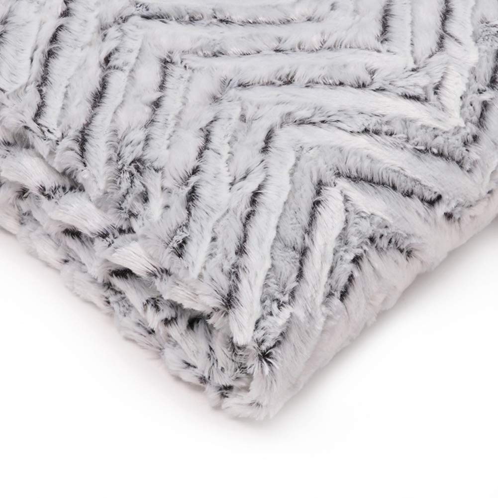 Coperta Pile Morbida Per Divano E Letto - Plaid Finto Pelo 152x127 Cm, Colore Caffè, Perfetta Per Viaggi E Coccole - 5