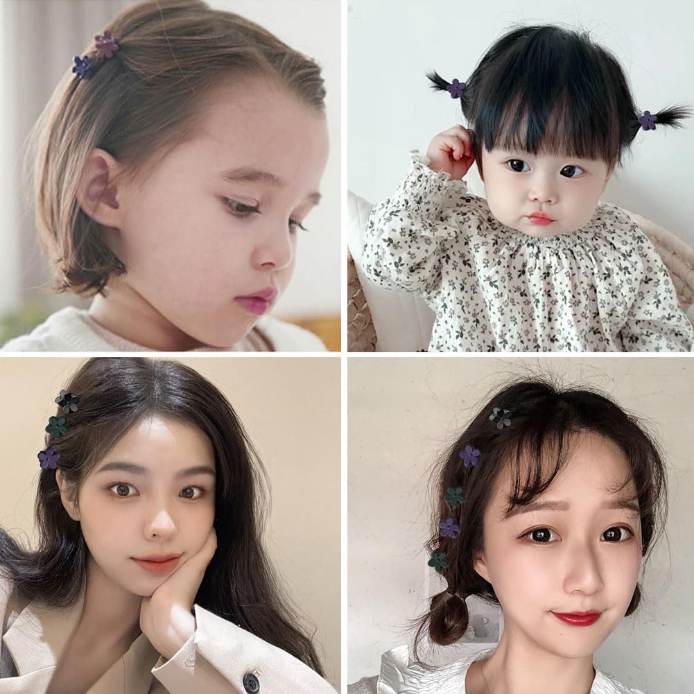 Amazon.co.jp: Moeagel ミニ ヘアクリップ 6色24個入り 大人っぽい