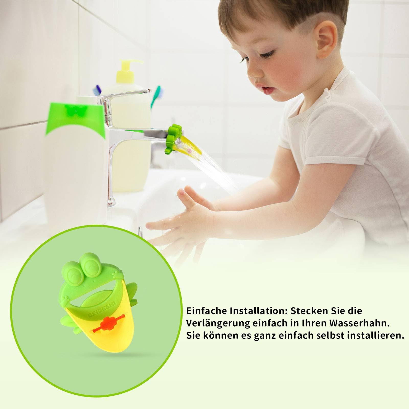 Dreamil Estensione del rubinetto per bambini rubinetto estensore accessori per lavaggio a mano bagno cucina lavandino