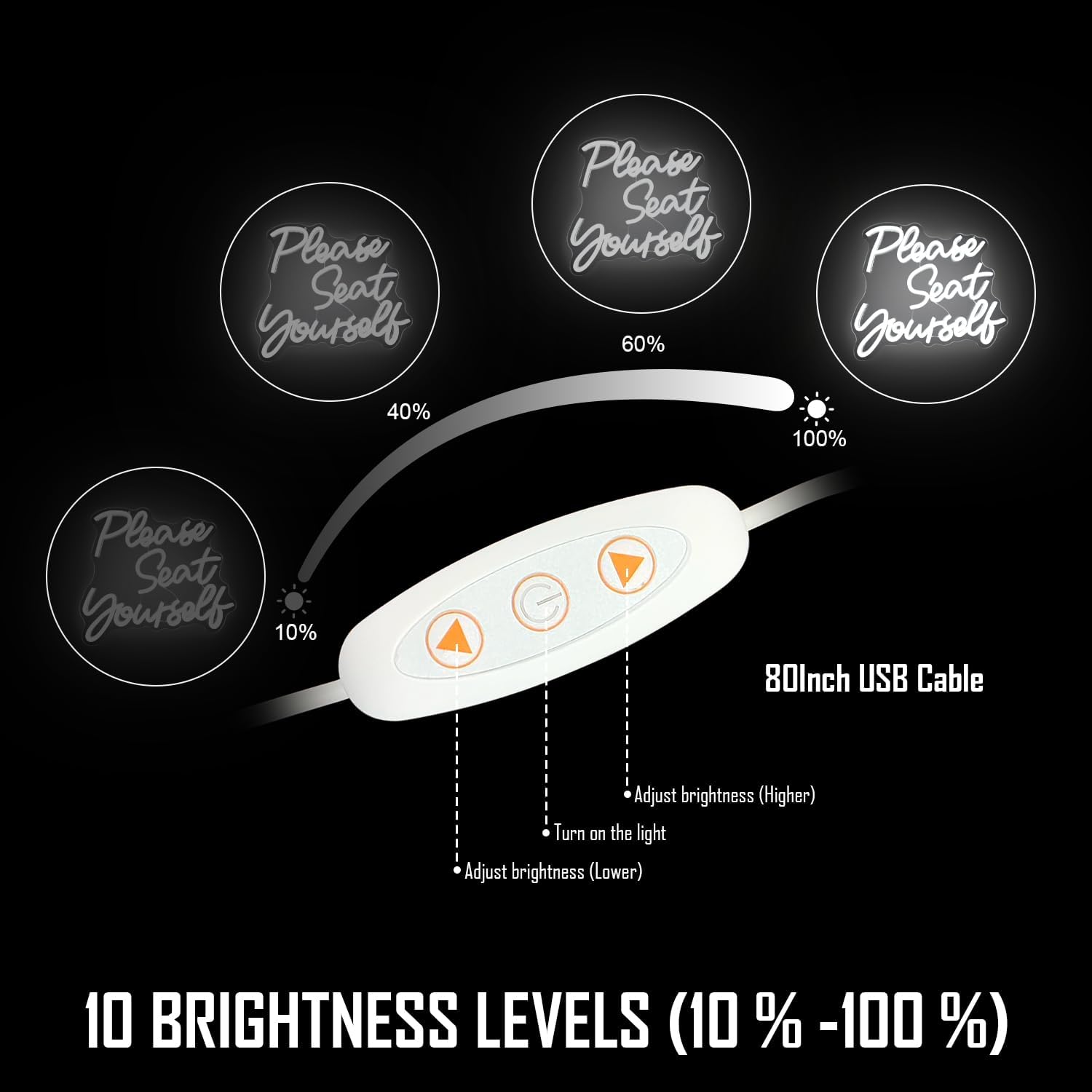 Please Seat Yourself Neon Sign Bathroom Neon Sign for Wall Decor Funny Bathroom Signs Decor Neon Led Sign Bathroom Accessories Decor Neon Light Up Sign for Home Restroom Toilet