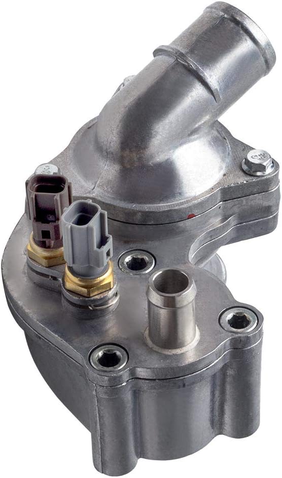maXpeedingrods Thermostat Housing Kit, Aluminum Metal Thermostat Housing for Ford Explorer Mountaineer 4.0L 2002-2010