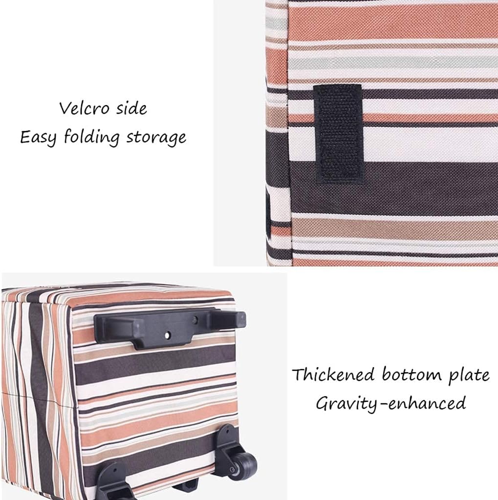 Shopping Trolleys Folding Hand Cart Portable Luggage Cart Home Grocery Shopping Cart Portable Utility Carts(A)(B)/a image 3