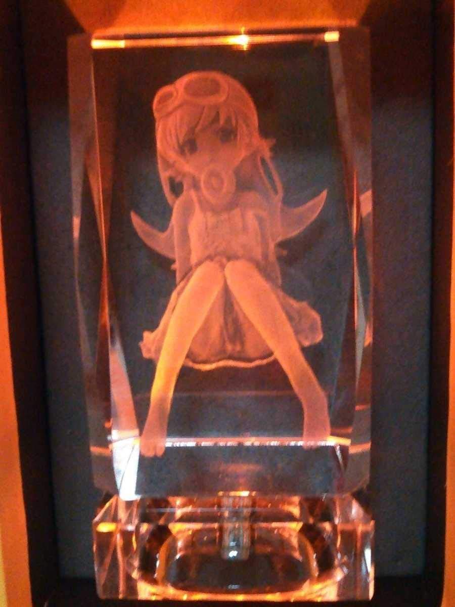 3Dクリスタルオブジェクト 化物語 3Dクリスタル 戦場ヶ原ひたぎ＆忍野忍