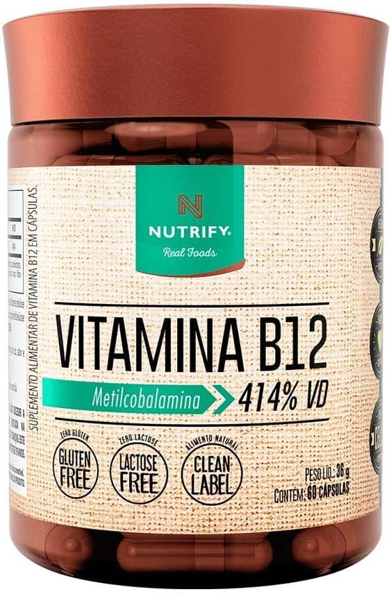 Vitamina B12 60 Cápsulas Nutrify