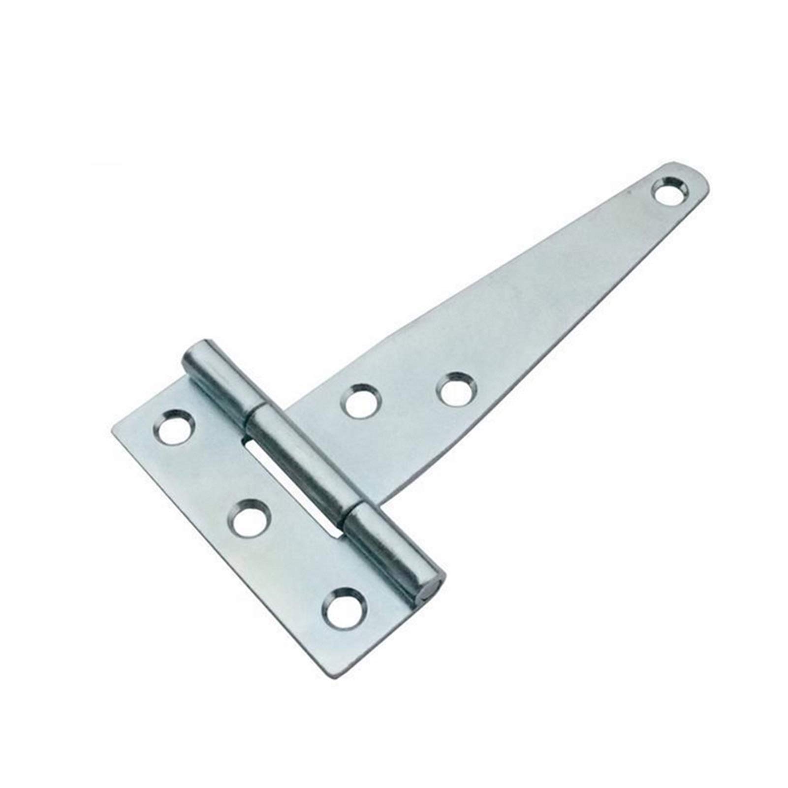 Shundeed One Color 4 Piece Hinges, T-Hinge Heavy Duty Galvanized Door Gates Old Style Wooden Boxes Wooden Fence Sheds Barn Doors Iron Tee Hinges