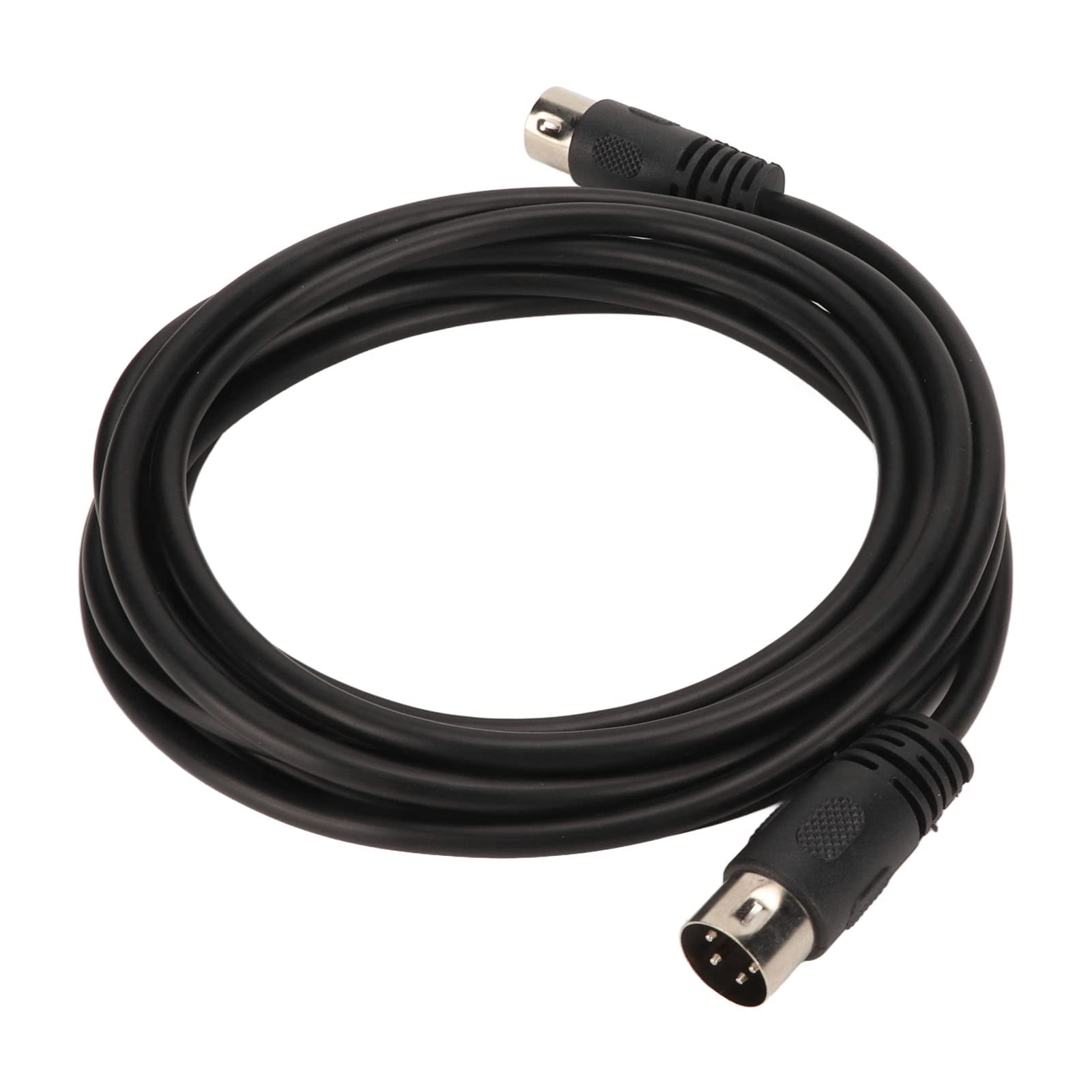 KIMISS Cable adaptador de sonido DIN de 4 pines macho a macho, para instrumentos de belleza de equipos digitales, 2,5 m