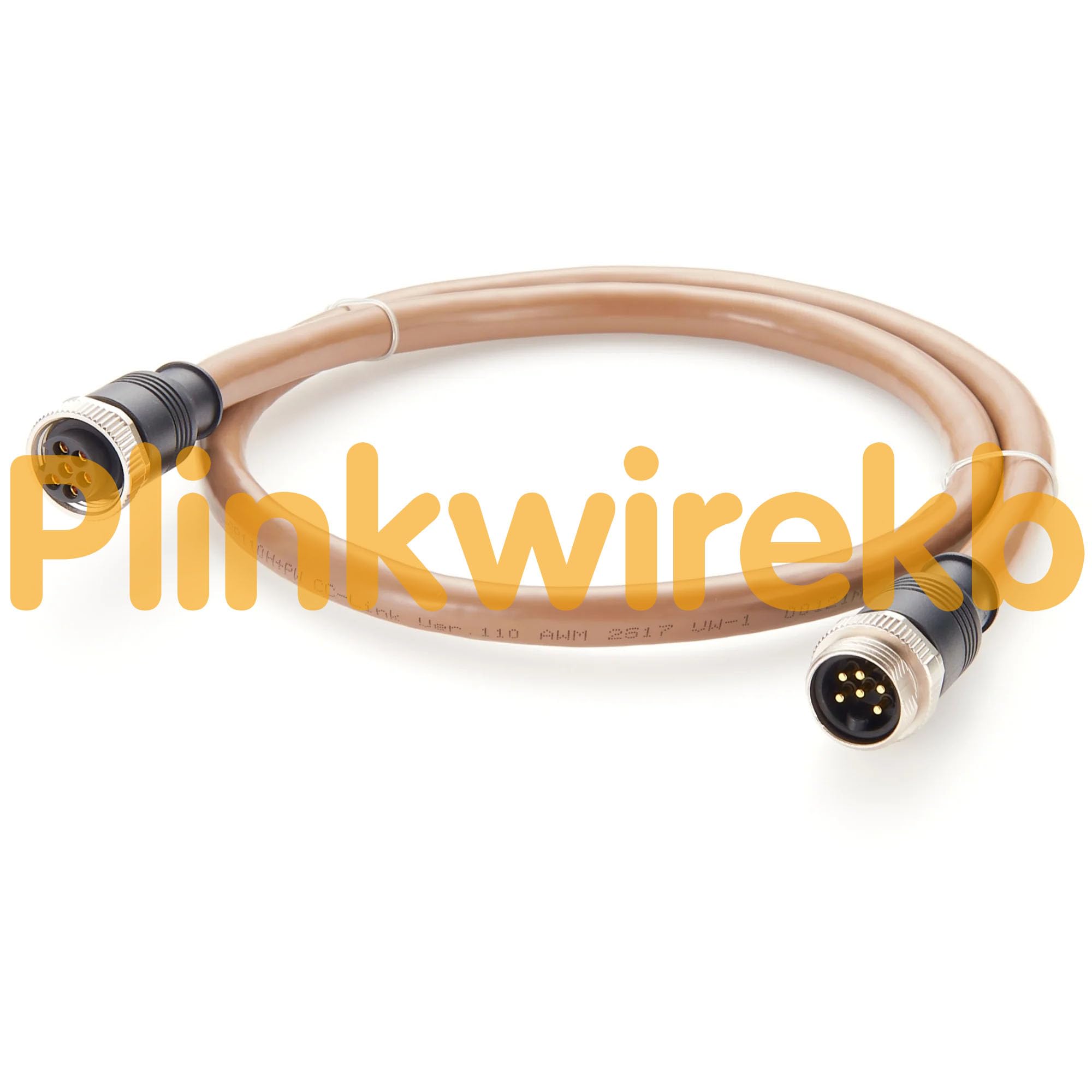 CC-Link - Cable compuesto de 6 pines a macho, 1 m, protección IP67, señal y alimentación para Mitsubishi Electric, SPS, robótica